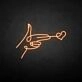 'Send heart' neon sign