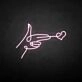 'Send heart' neon sign