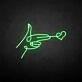 'Send heart' neon sign