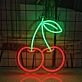 Cherry Neon Sign for Fun and Playful Decor