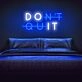 Dont Quit Do It Neon Sign for Inspirational and Motivational Spaces