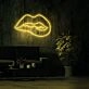 Irresistible Lips Neon Sign for Bold and Playful Spaces