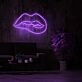 Irresistible Lips Neon Sign for Bold and Playful Spaces