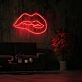 Irresistible Lips Neon Sign for Bold and Playful Spaces