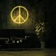 Peace Neon Sign for Positive and Peaceful Decor