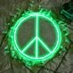 Peace Neon Sign for Positive and Peaceful Decor