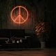 Peace Neon Sign for Positive and Peaceful Decor