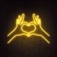 Spread Love Neon Sign for Positive and Loving Spaces
