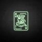 'Square K' neon sign