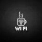 WIFI 3' neon sign