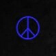 Peace Sign Neon Sign for Positive and Peaceful Spaces