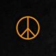 Peace Sign Neon Sign for Positive and Peaceful Spaces