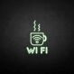WIFI 3' neon sign