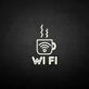 WIFI 3' neon sign