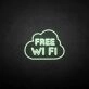 FREE WIFI' neon sign
