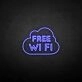 FREE WIFI' neon sign