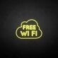FREE WIFI' neon sign