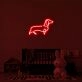 Dachshund Neon Sign for Dog Lovers and Fun Spaces