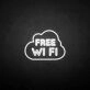 FREE WIFI' neon sign