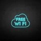 FREE WIFI' neon sign