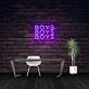 Boys Boys Boys Neon Sign for Playful and Fun Spaces