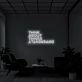 Think About Things Differently Neon Quotes Inspirational Sayings Neon Sign for Motivational Spaces