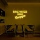 Save Water Neon Sign for Environmental and Fun Spaces