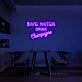 Save Water Neon Sign for Environmental and Fun Spaces