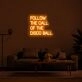 Follow The Call Of The Disco Ball Neon Sign for Party and Dance Spaces