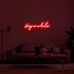 Stay A While Neon Sign for Welcoming and Cozy Spaces