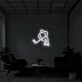 Ice Hockey Neon Sign for Sports Lovers and Fun Spaces