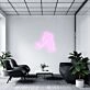Ice Hockey Neon Sign for Sports Lovers and Fun Spaces