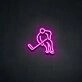 Ice Hockey Neon Sign for Sports Lovers and Fun Spaces