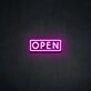 Open V2 Neon Sign for Welcoming Spaces