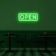 Open V2 Neon Sign for Welcoming Spaces
