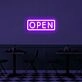 Open V2 Neon Sign for Welcoming Spaces
