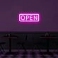 Open V2 Neon Sign for Welcoming Spaces