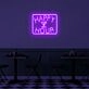Happy Hour Neon Sign for Bars and Social Spaces