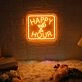 Happy Hour Neon Sign for Bars and Social Spaces