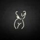 'Women body' neon sign