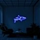 White Tip Shark Neon Sign for Marine and Ocean Lovers