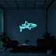 White Tip Shark Neon Sign for Marine and Ocean Lovers