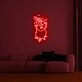 Saturn Statue Neon Sign for Space and Astronomy Lovers