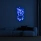 Saturn Statue Neon Sign for Space and Astronomy Lovers