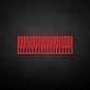 'Piano Key' neon sign