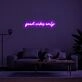 Good Vibes Only Neon Sign for Positive and Happy Spaces