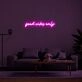 Good Vibes Only Neon Sign for Positive and Happy Spaces