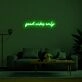 Good Vibes Only Neon Sign for Positive and Happy Spaces