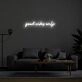 Good Vibes Only Neon Sign for Positive and Happy Spaces