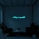 Nothing Is Impossible Serif Neon Sign for Inspirational Spaces